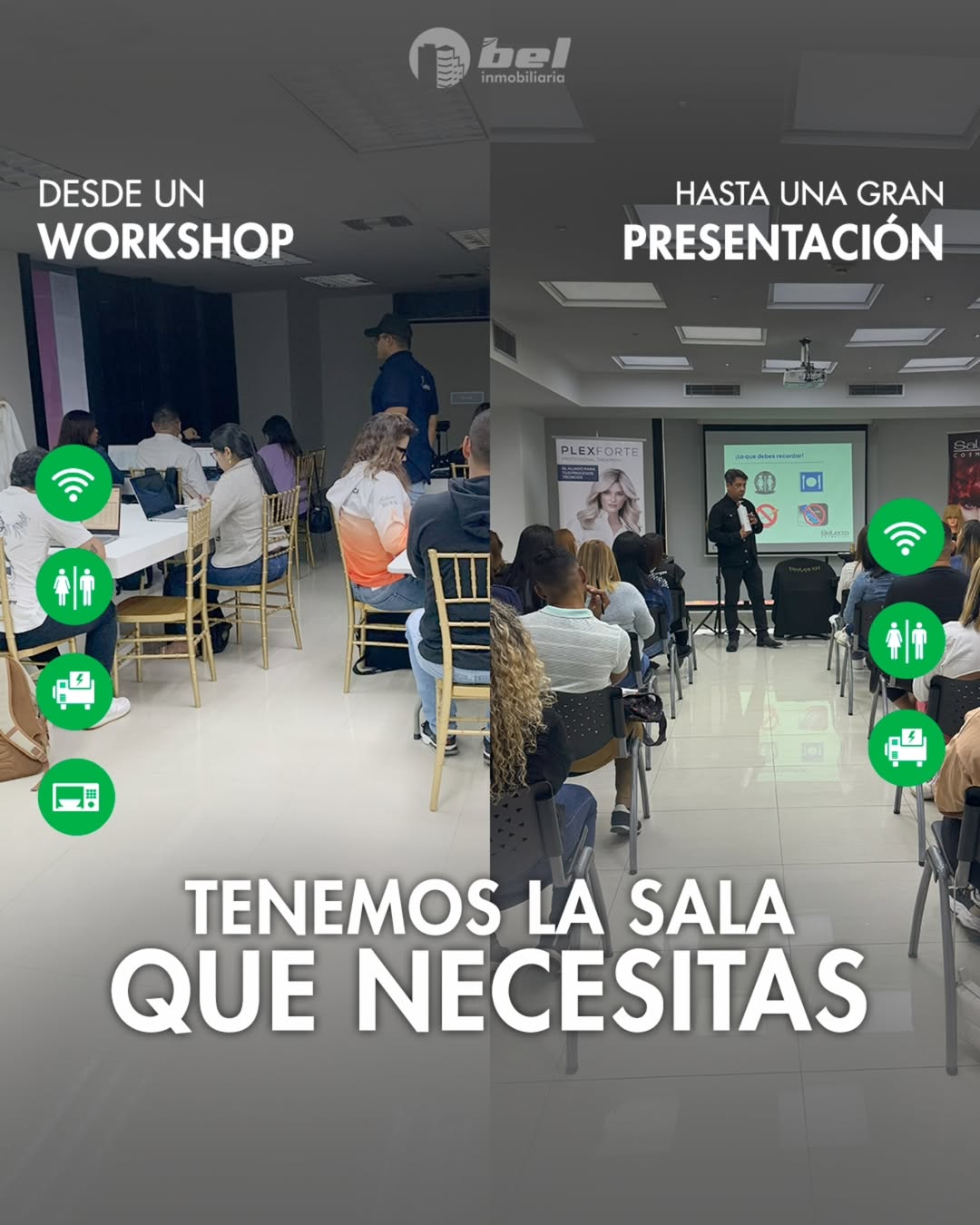 Participantes en un taller de formación en Coworking Bell